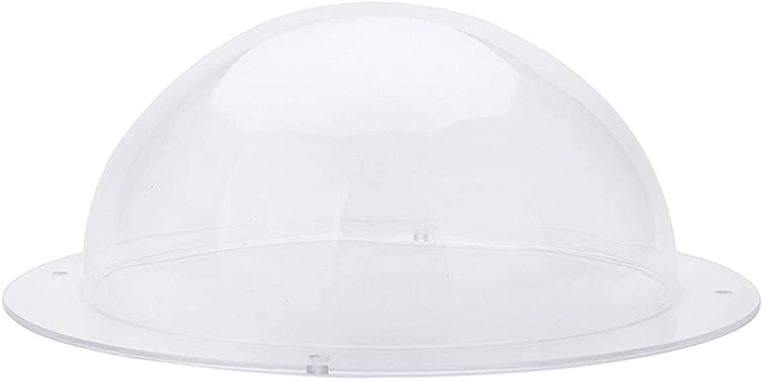 cúpula de acrílico transparente