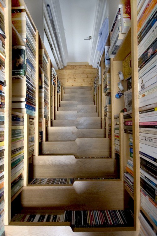 escaleras de estantería
