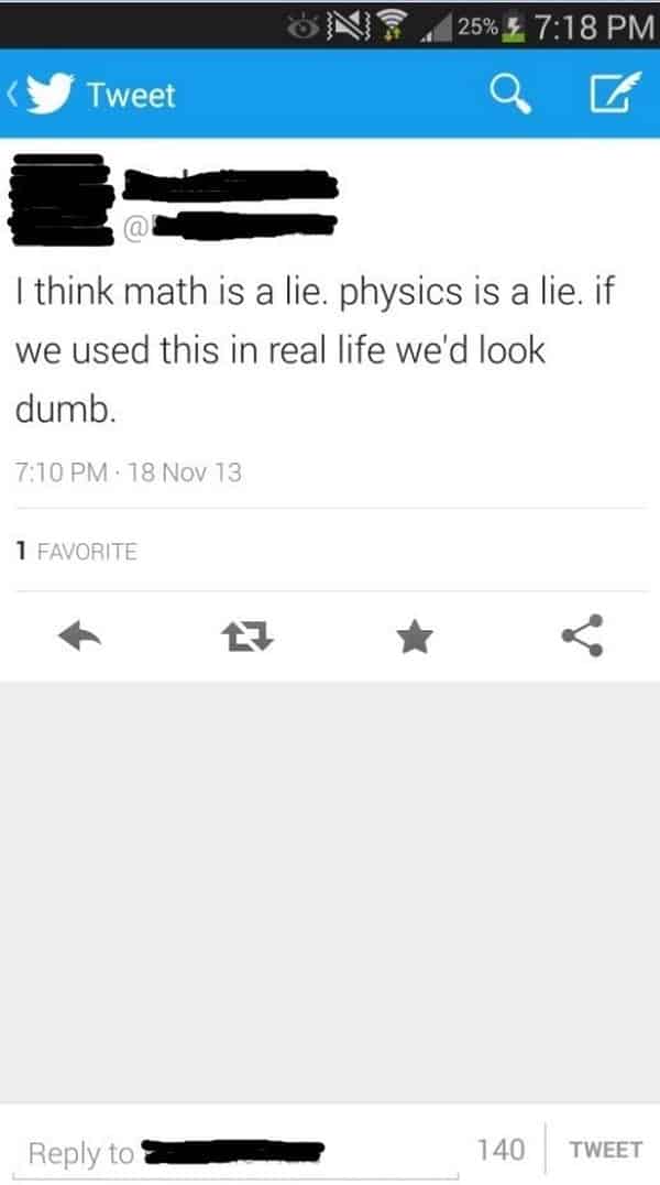 mentira la física mentira