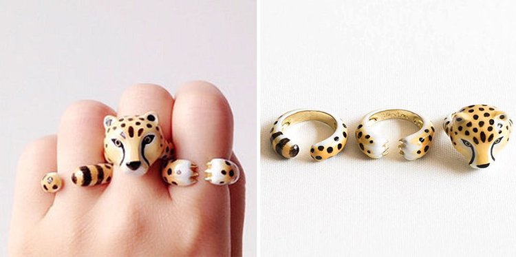 anillos de guepardo-animal