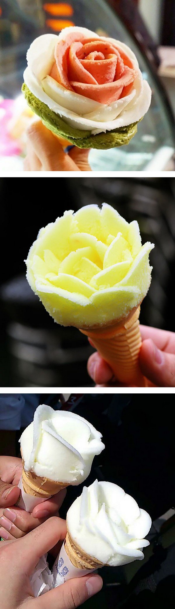 helado floral