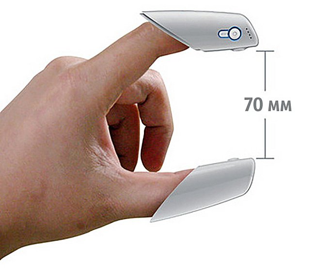 útil dispositivo de invención para medir con los dedos