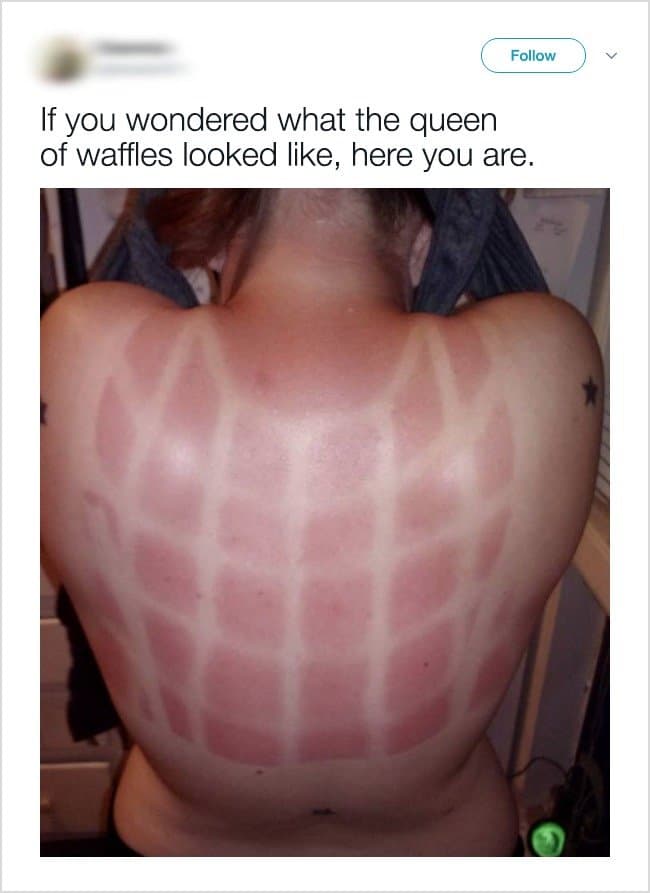 Cosas ansiosas que las niñas experimentan durante el clima caluroso waffles queen