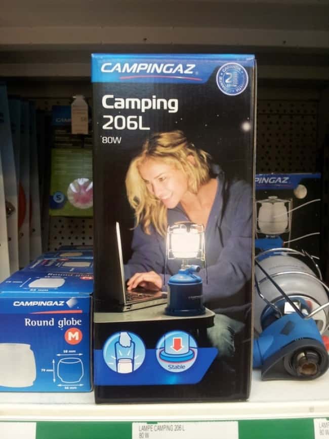 Opciones de diseño de Camping Light Epic Fail