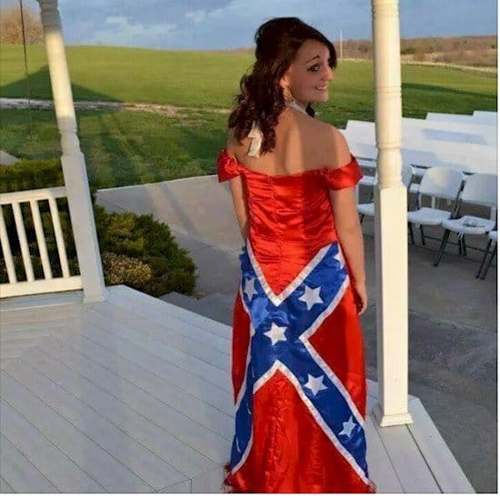 vestido de bandera