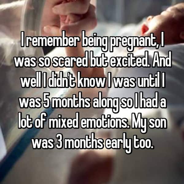 Las mujeres llegaron sin tener idea de que estaban embarazadas temprano