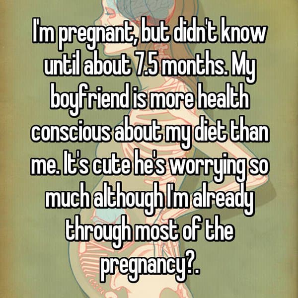 Mujeres sin pensar que estaban embarazadas Dieta