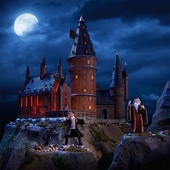 modelo a escala decoración de harry potter hogwarts
