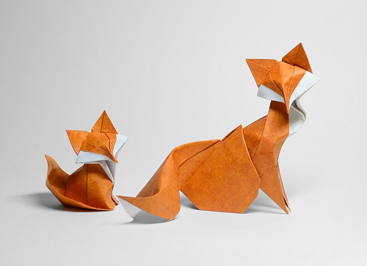 animal fox-origami-hoang-tien-quyet-fox