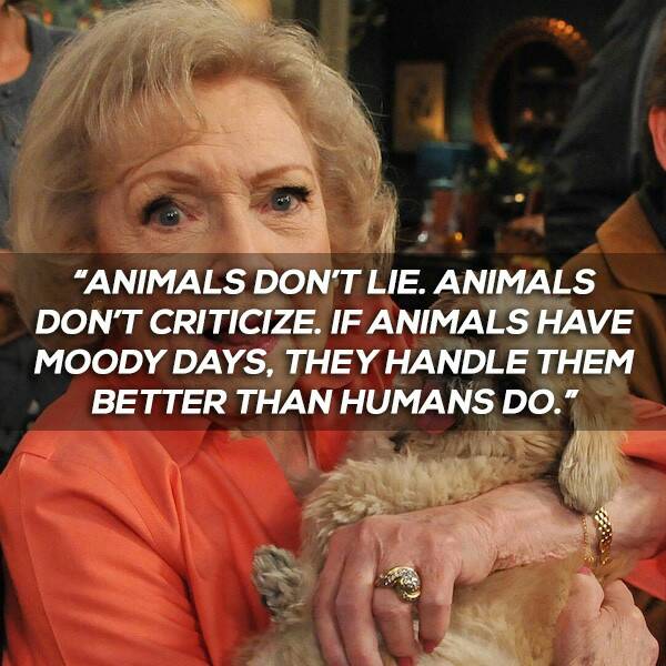 Betty-white-animal-best quotes
