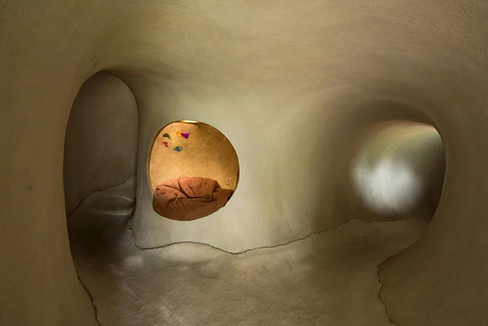 túnel de la casa hobbit