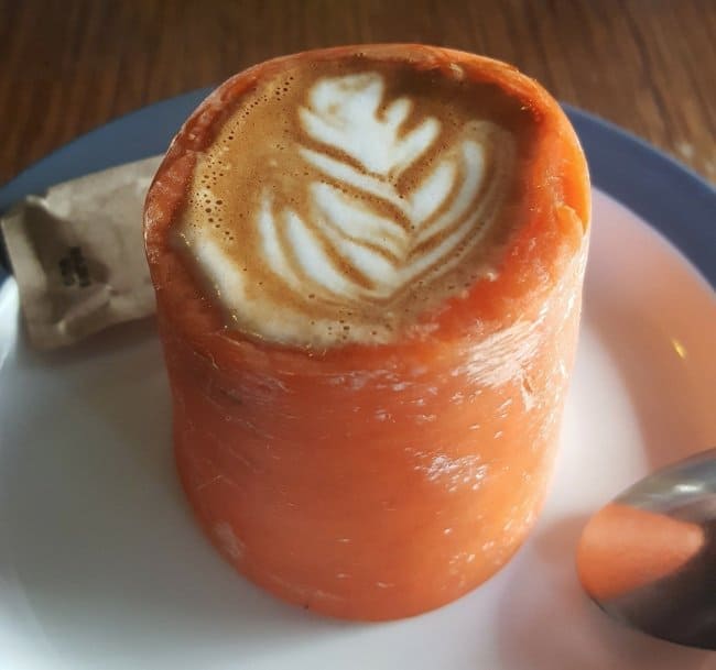 café con zanahoria