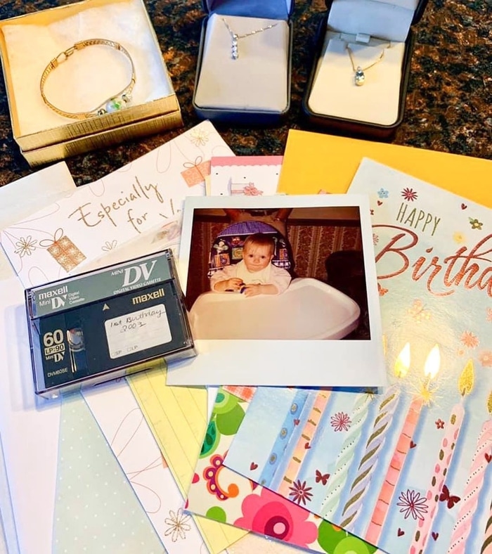 Primeros regalos de cumpleaños de Gracie Chastain