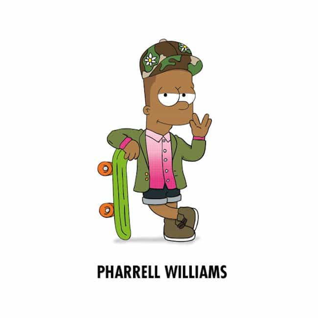Personajes de Popstars-As-Iconic-Cartoon-pharrell