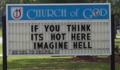 signo de la iglesia infierno