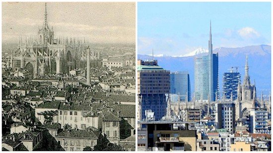 Milán entonces y ahora