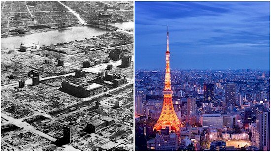 Tokio antes y ahora