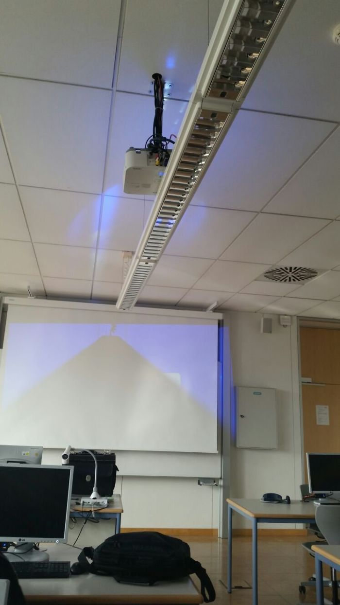 malos diseños de proyectores de obstrucción