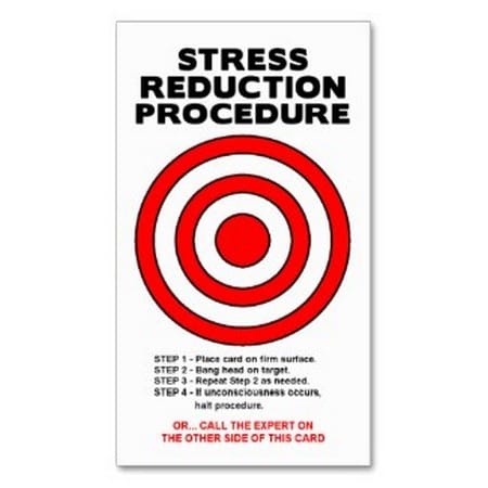 tarjeta de estrés