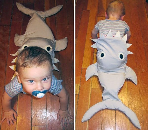 disfraz de tiburon