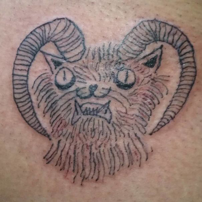 fernandes helena tatuajes horrible gato demonio