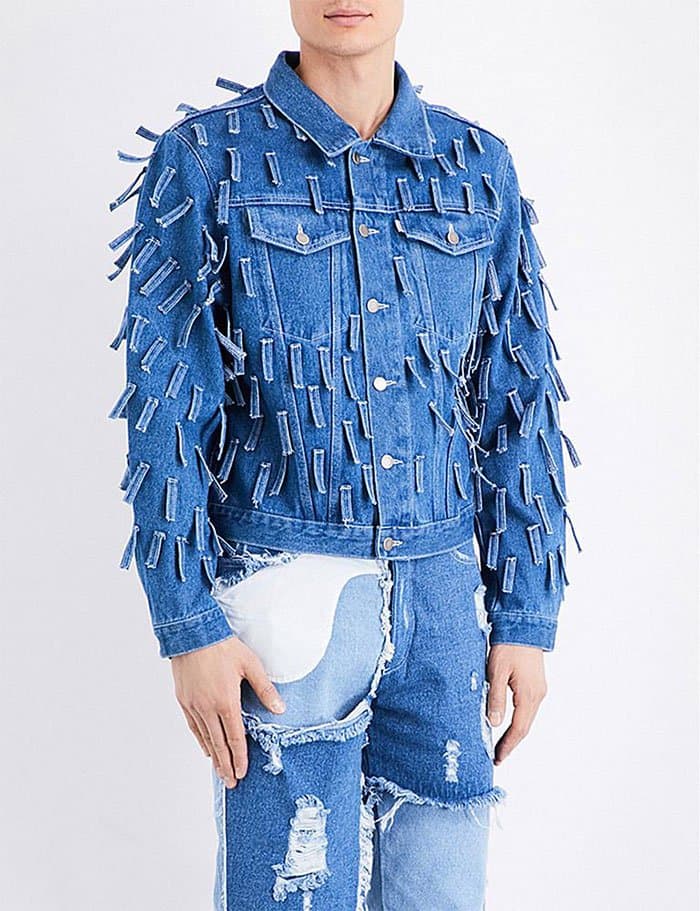 Ridiculous Clothing Items chaqueta vaquera con flecos