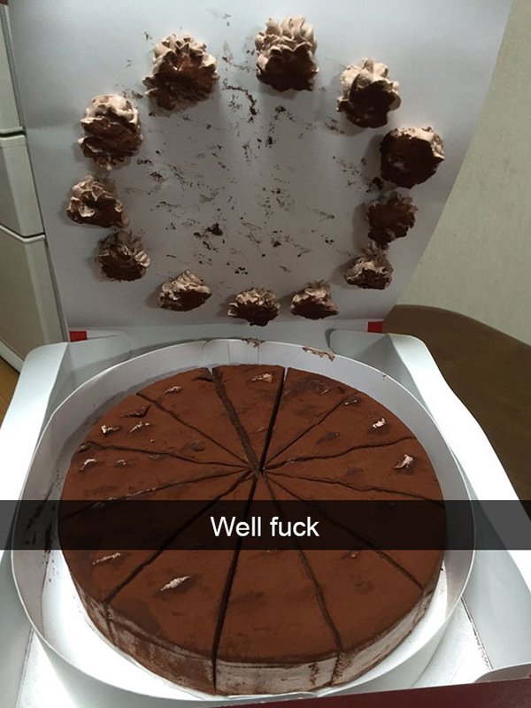 Snapchat no logra destruir un pastel