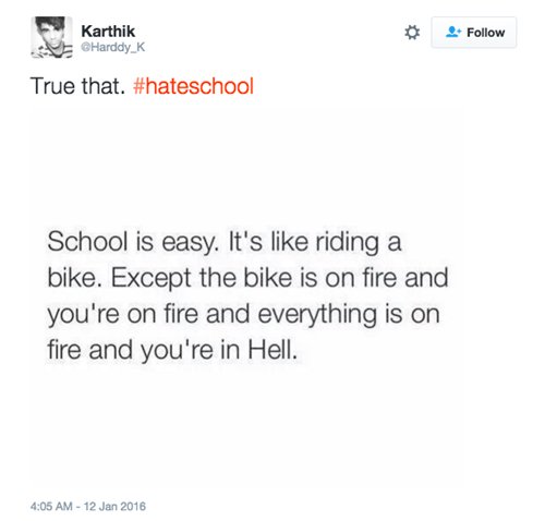 tuits-odio-escuela-infierno