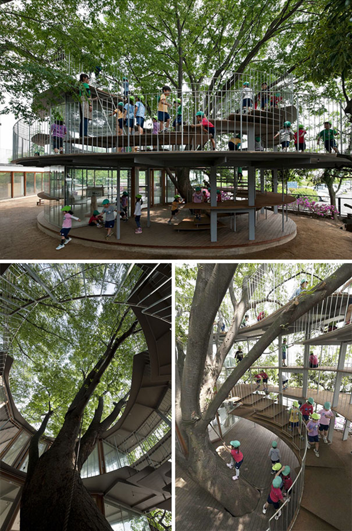 jardín de infantes casa del árbol genio escuela ideas