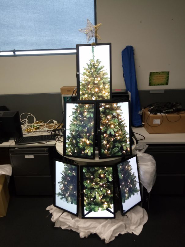 supervisar las ideas creativas del árbol de Navidad