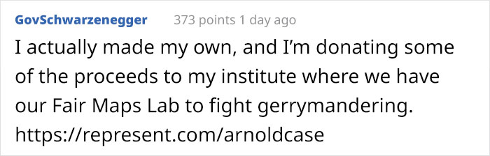Respuesta de Arnold Schwarzenegger en Reddit 2