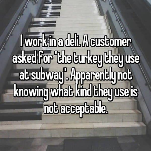 Solicitudes terribles de los clientes del mercado del metro