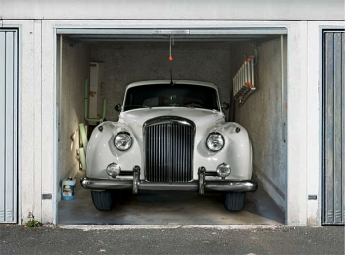 calcomanías para puertas de garaje bentley de coches clásicos