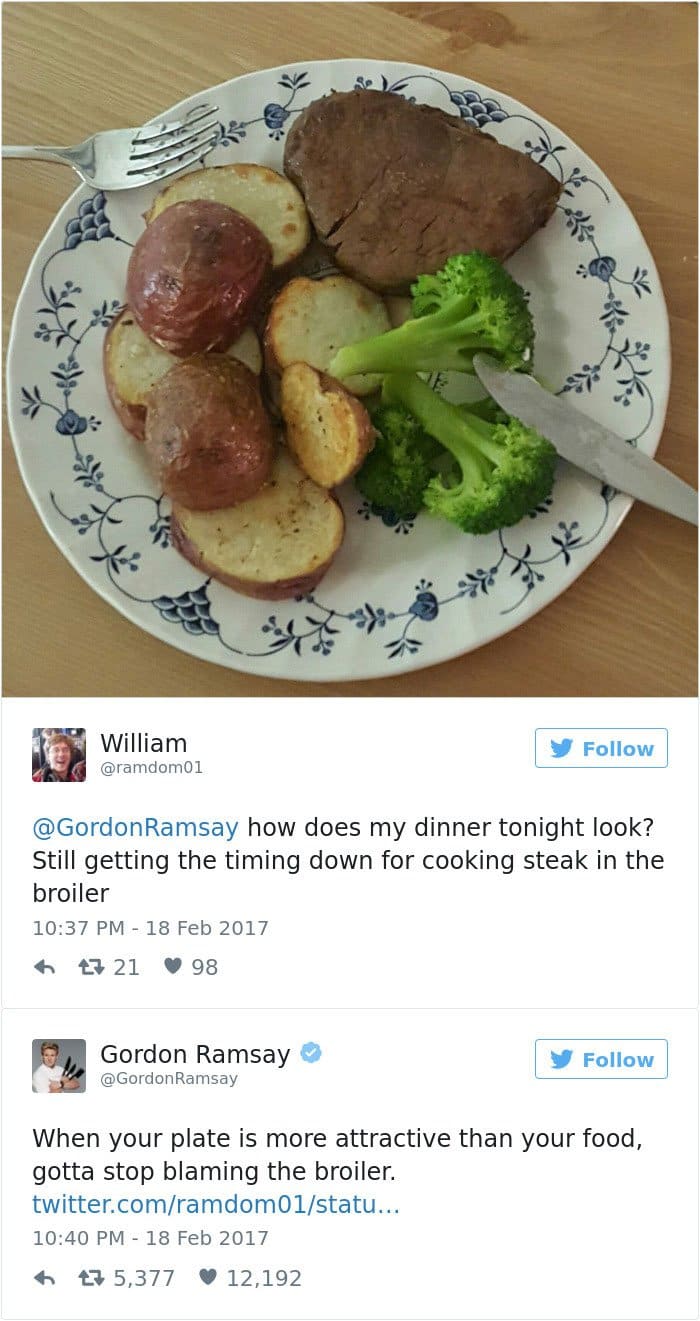 brócoli, patatas y carne 