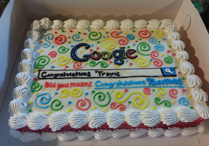 pasteles divertidos de google