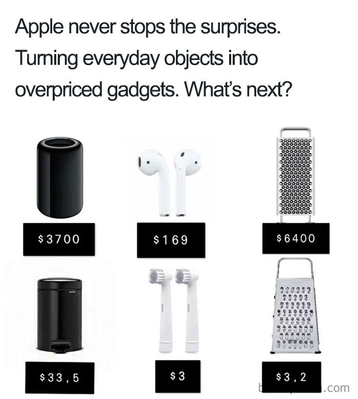 Apple gadgets demasiado limitados