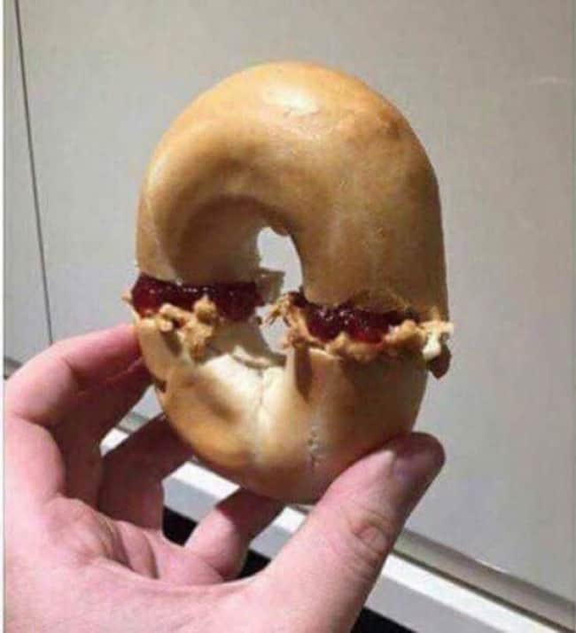 Imágenes que te harán sentir incómodo donut de gelatina
