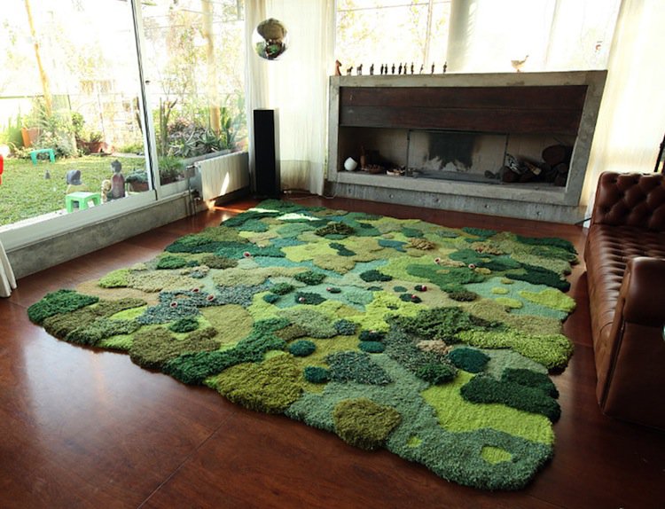 alfombra de musgo