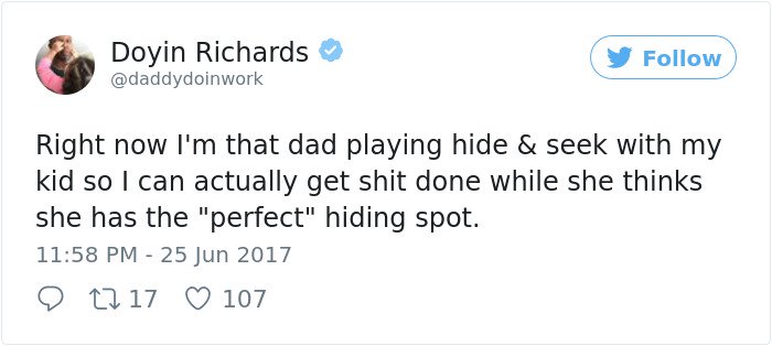 Los tweets divertidos para padres están ocultos y son buscados