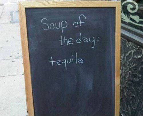 signo de sopa de tequila