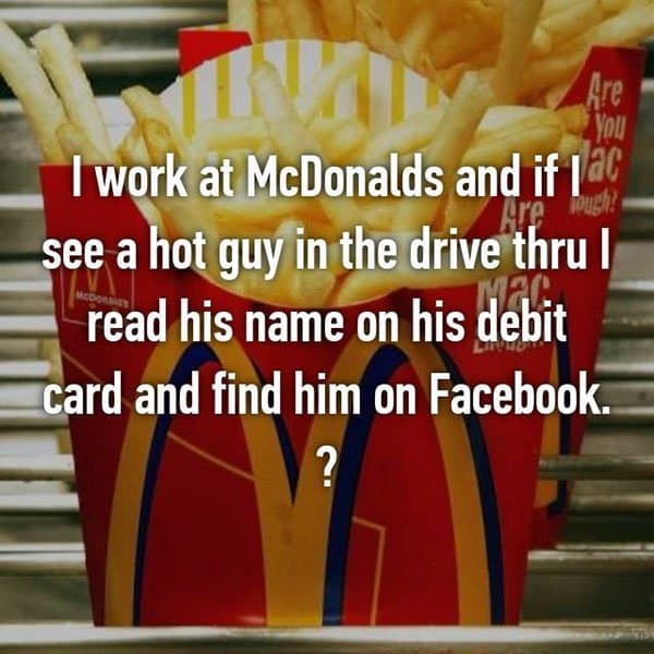 Recibo de la tarjeta de débito de Fast Food Workers