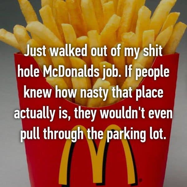 Los recibos de los trabajadores de comida rápida no pasarían por el estacionamiento