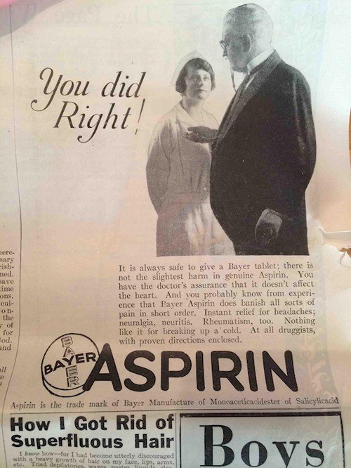 aviso de asprin