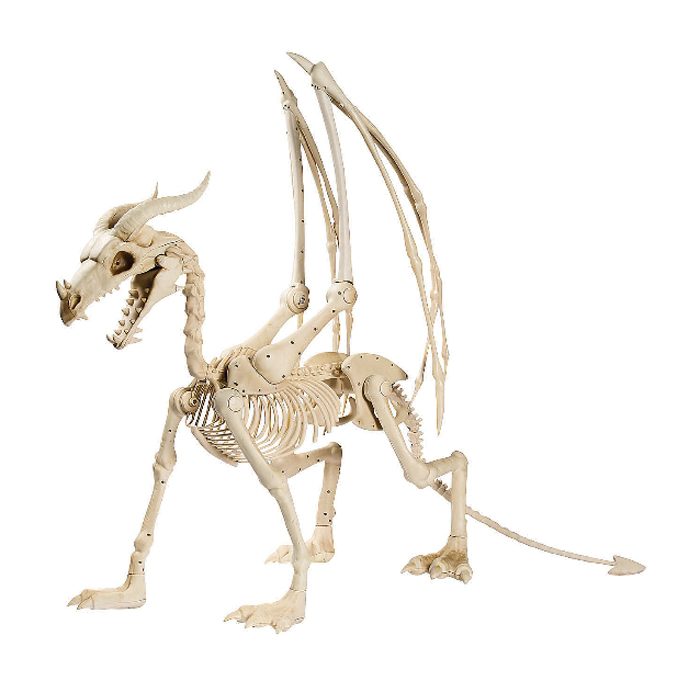 dragón esqueleto plástico decoración de halloween