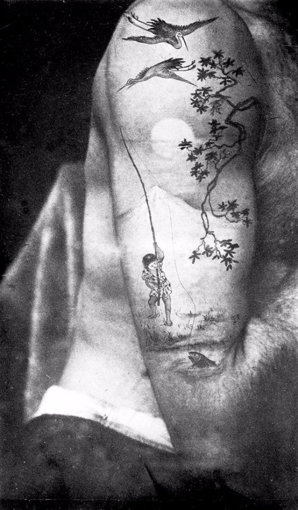 historia tatuajes macheronald sutherland grullas japonesas
