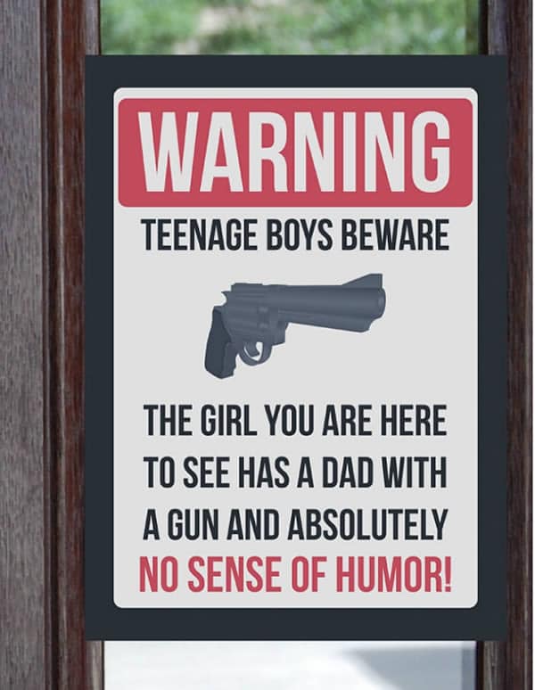 aviso de advertencia de niño
