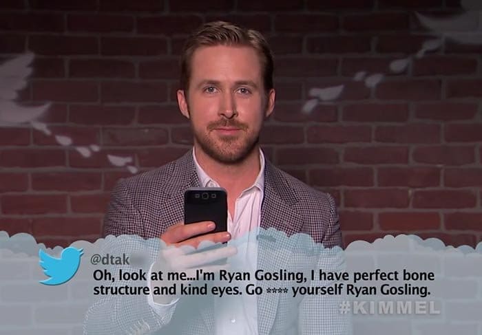 Brutales tweets sobre celebridades ryan gosling