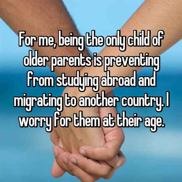 Crecer con padres mayores es una preocupación para mí