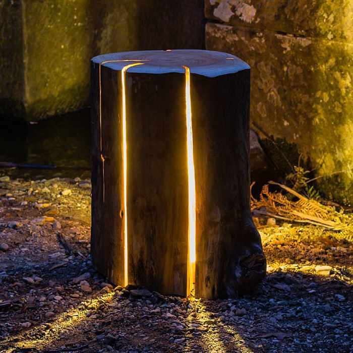 Luminaria de madera única de Duncan Meerding Design