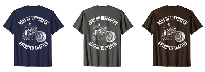 camisetas para bicicletas envejecidas